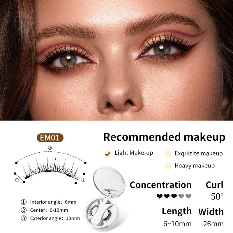 Magnetic False Lashes with Storage Box & Applicator