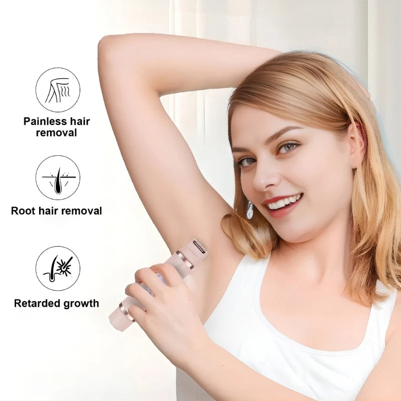 Dual-Head Electric Shaver for Women