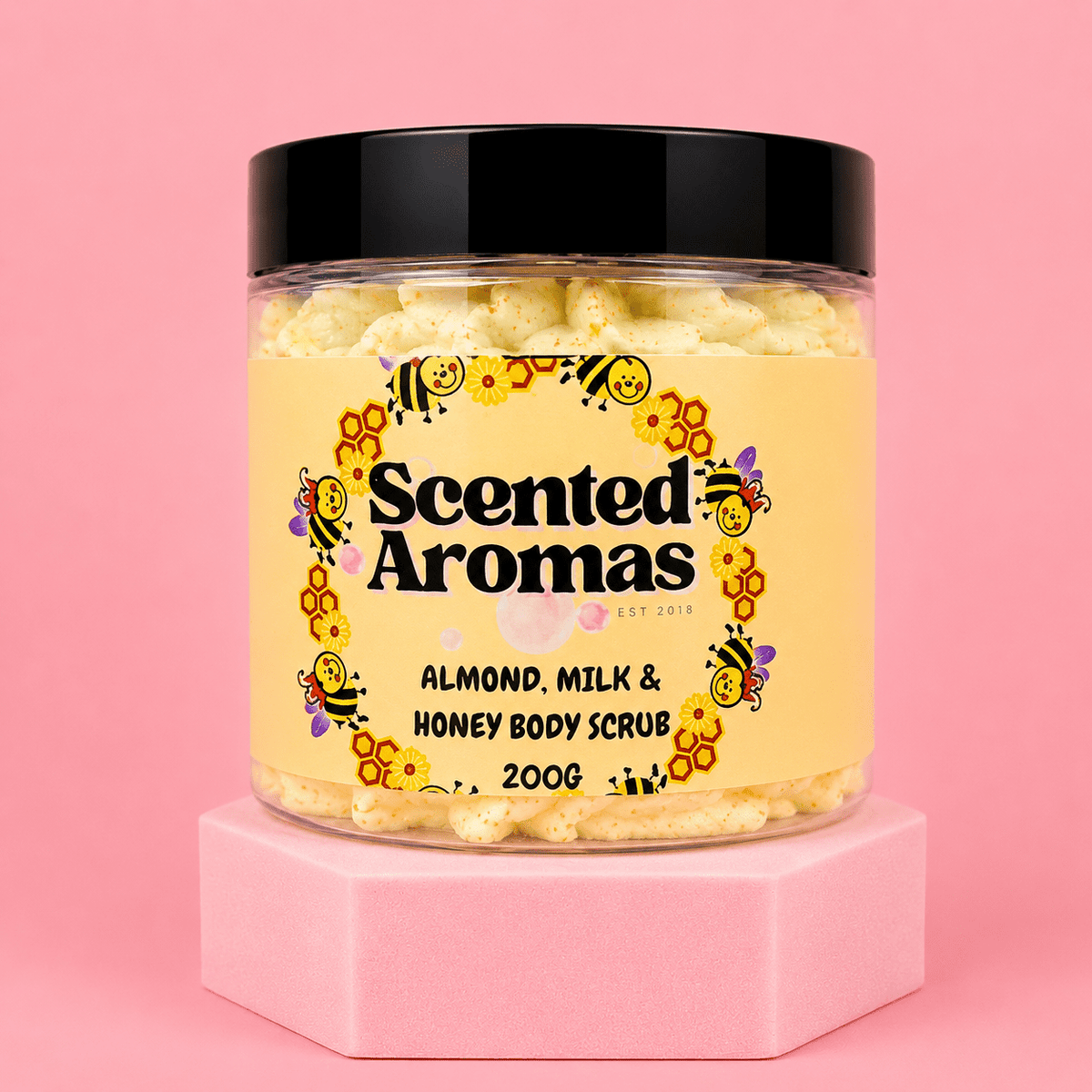 Almond Milk & Honey Sugar Body Scrub (200g)