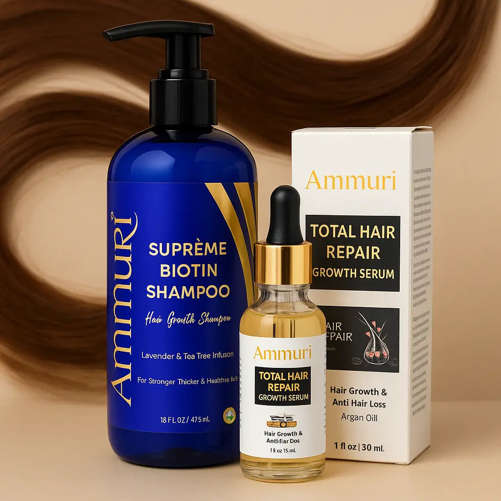 Biotin Shampoo & Hair Serum Set