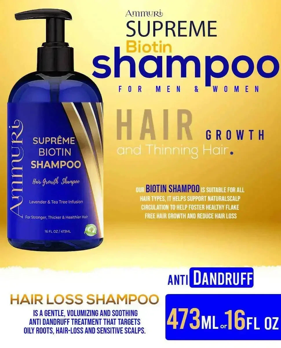 Biotin Shampoo & Hair Serum Set