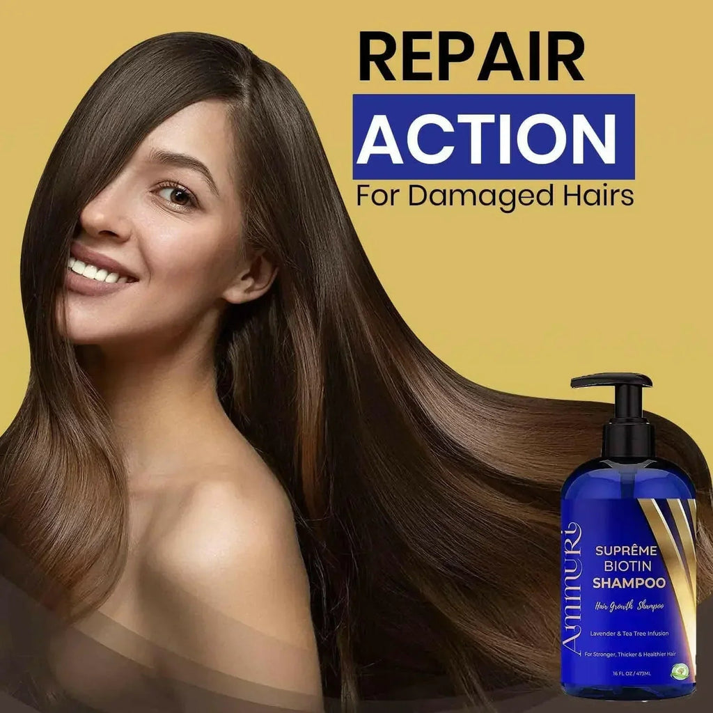 Biotin Shampoo for Thicker-Looking Hair (473ml)