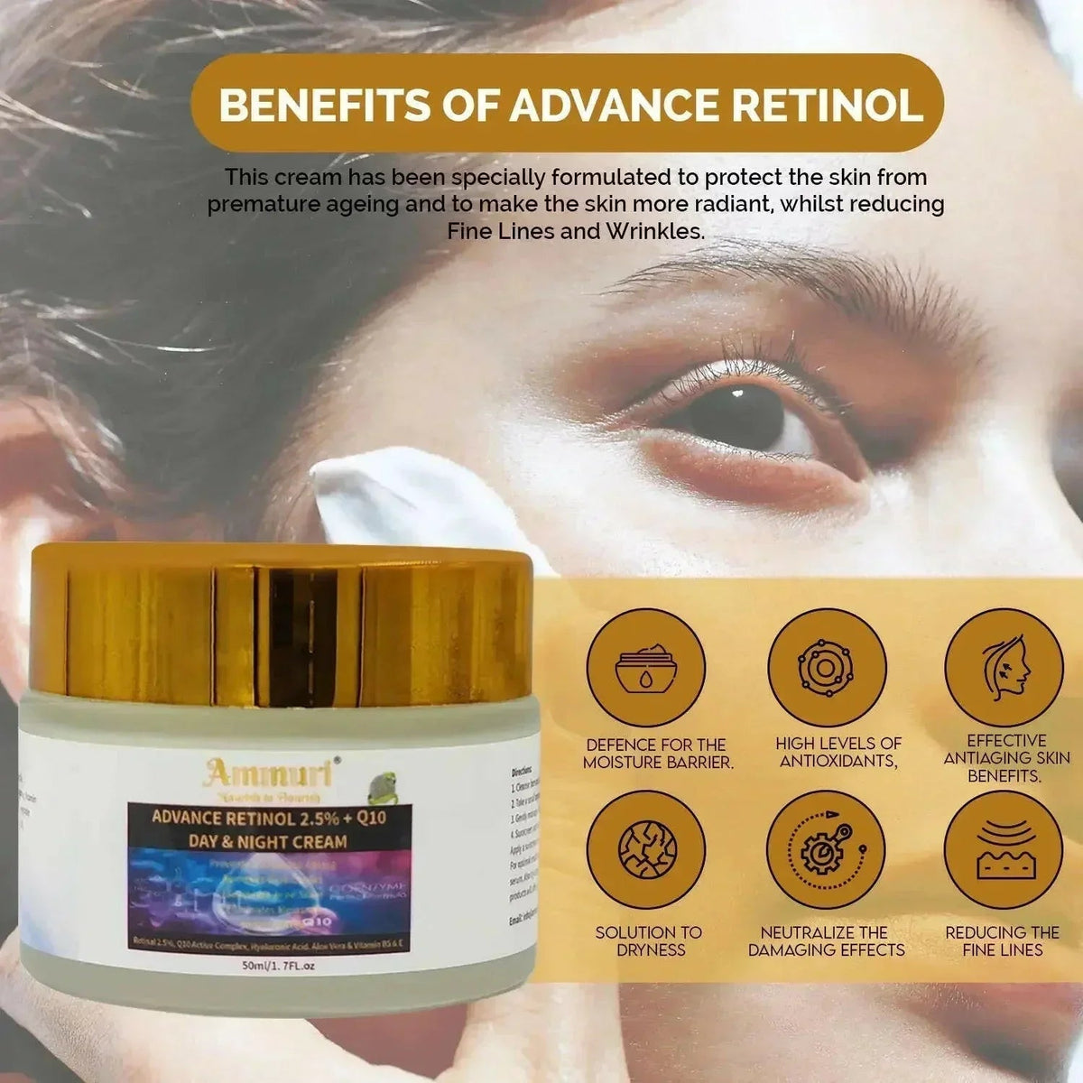 Q10 Face Cream & Retinol Night Cream Set