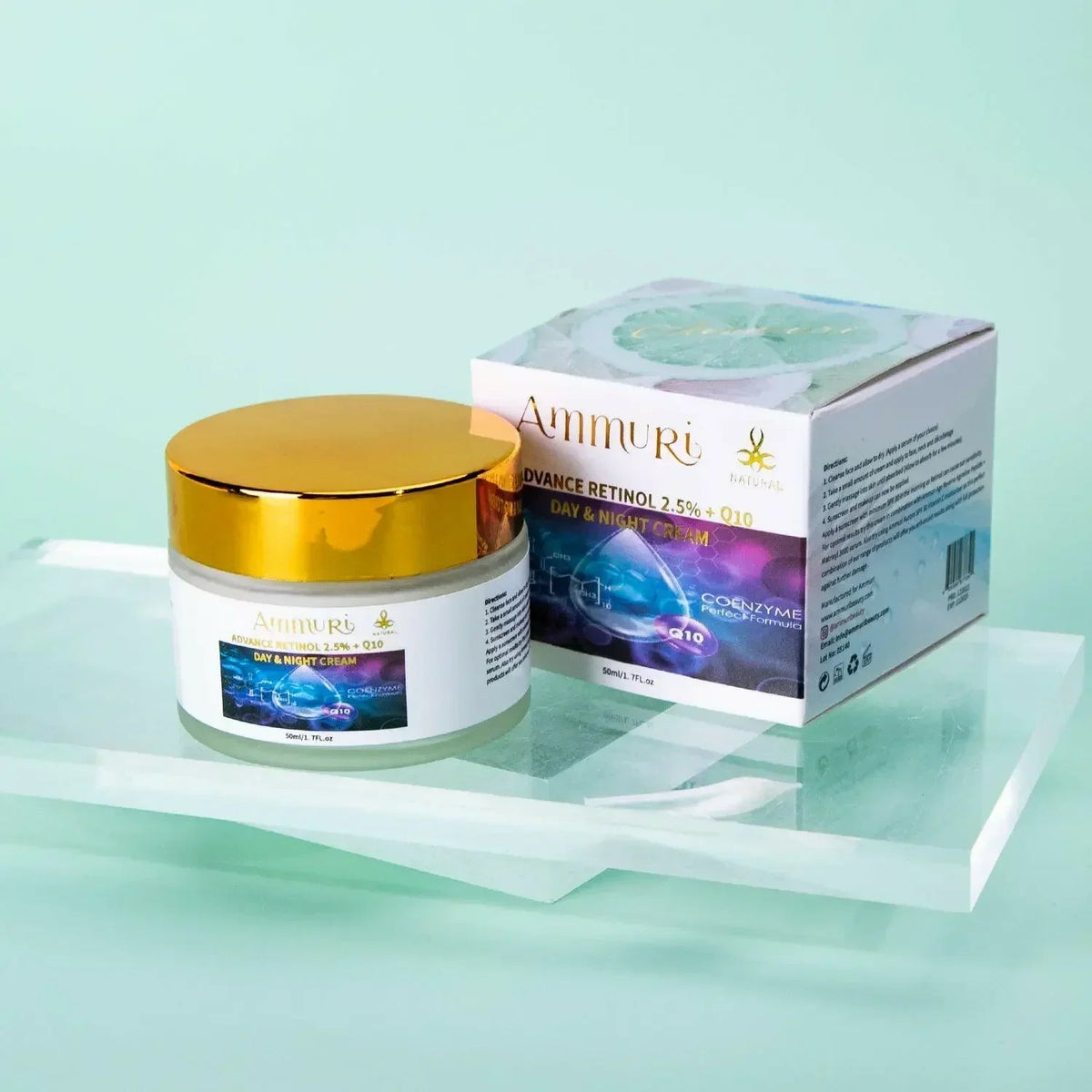 Q10 Face Cream & Retinol Night Cream Set