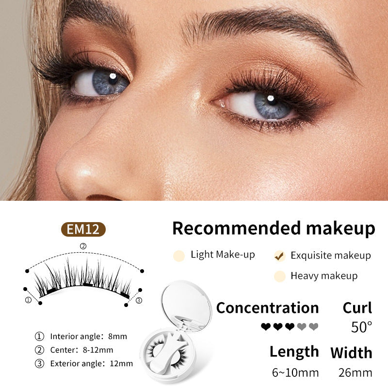 Magnetic False Lashes with Storage Box & Applicator