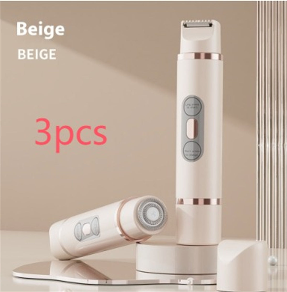 Dual-Head Electric Shaver for Women