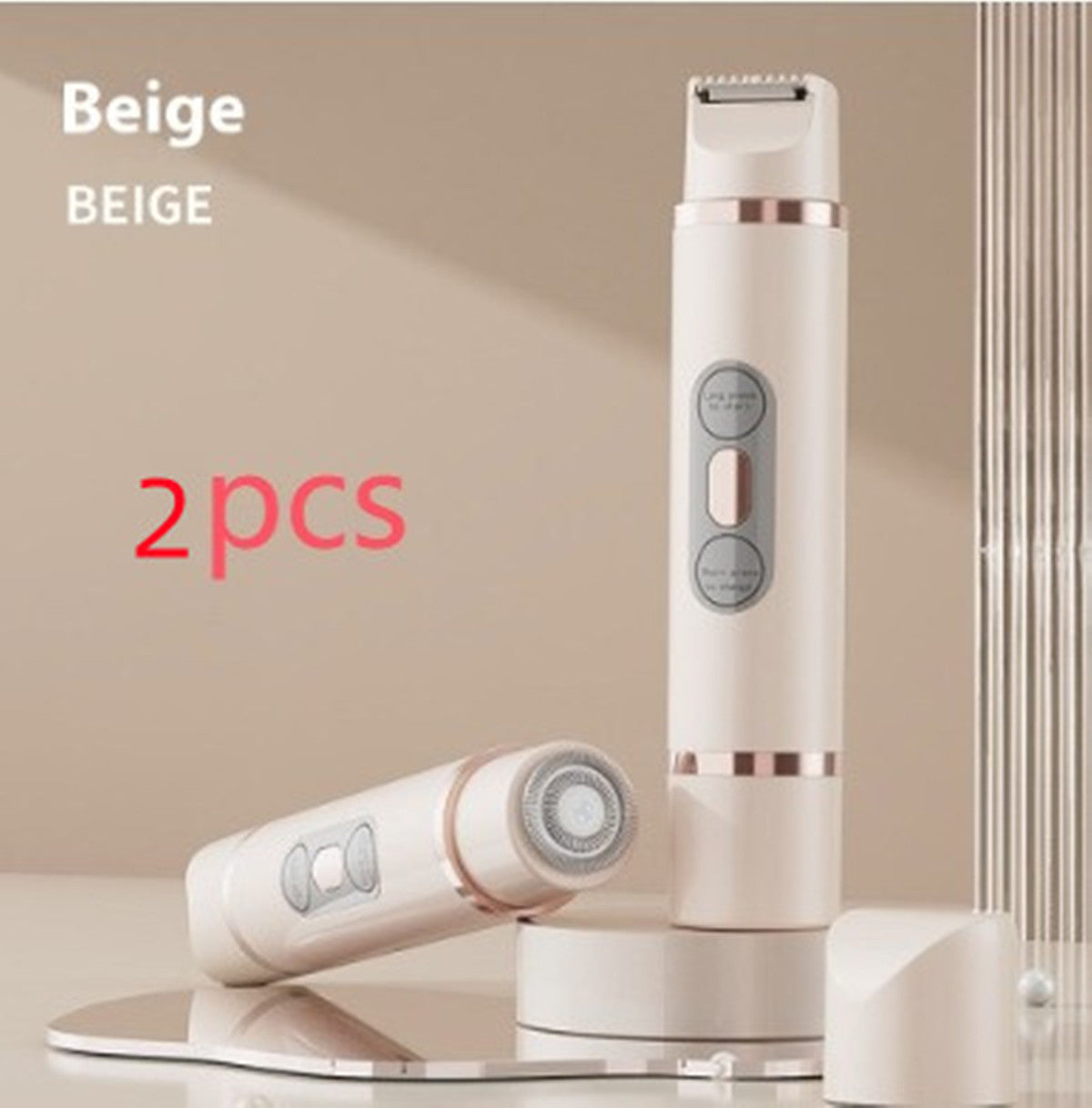Dual-Head Electric Shaver for Women