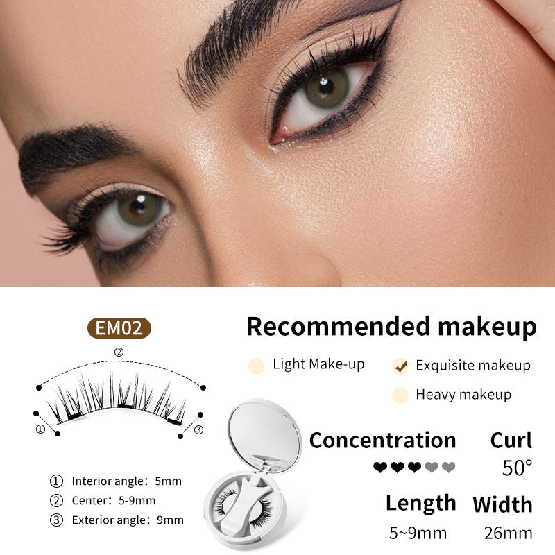 Magnetic False Lashes with Storage Box & Applicator