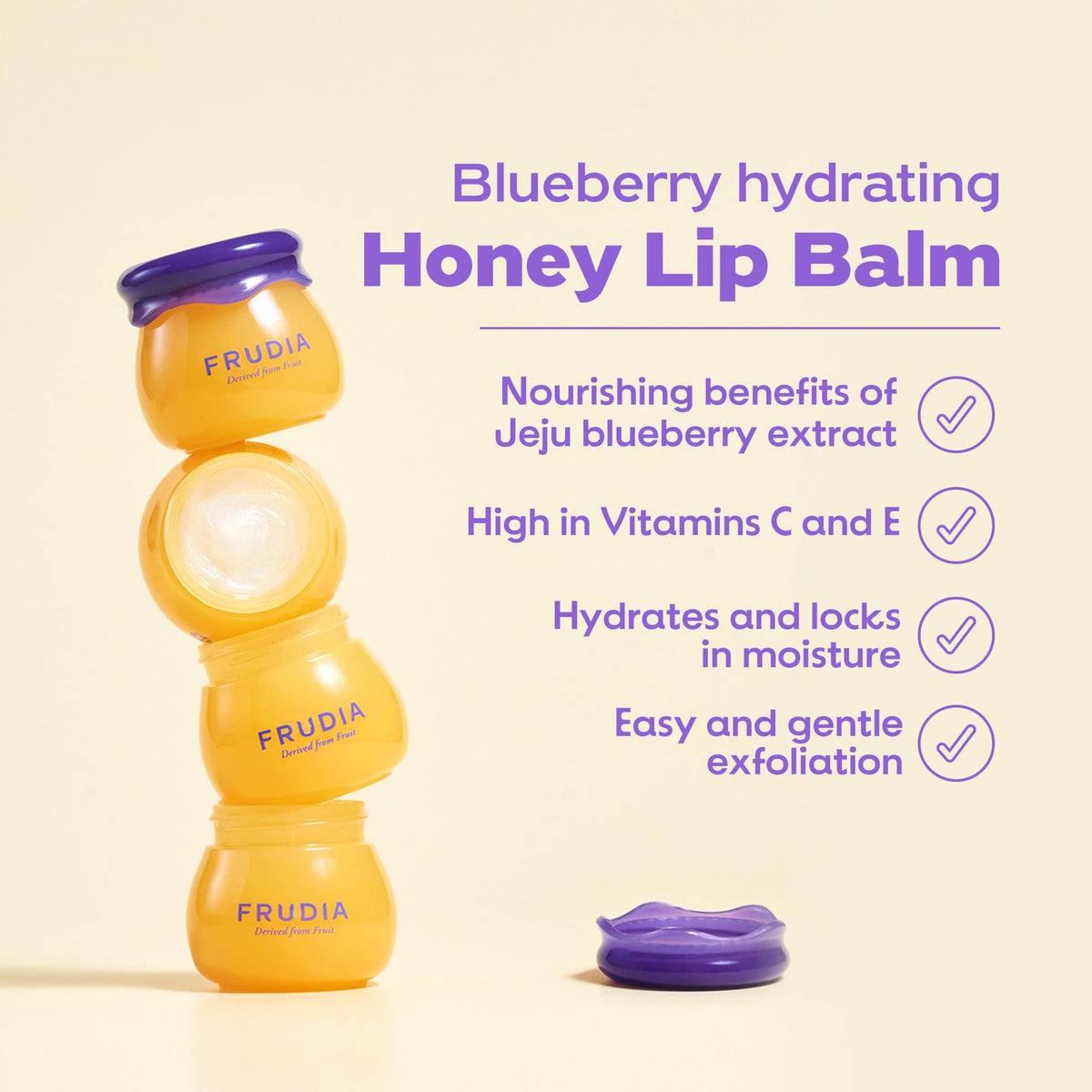 Frudia Blueberry Honey Lip Balm