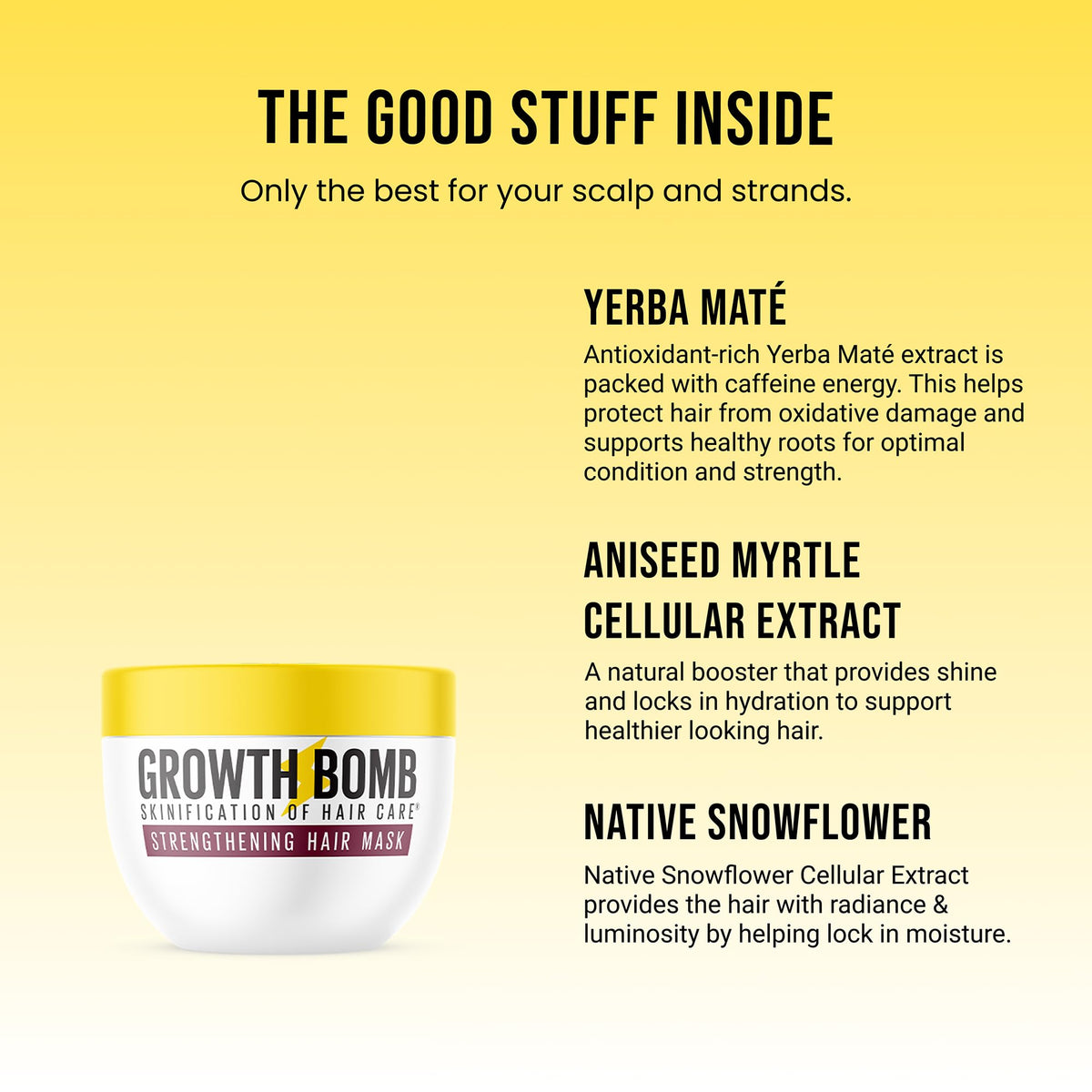 Growth Bomb Strengthening Hair Mask (235ml)