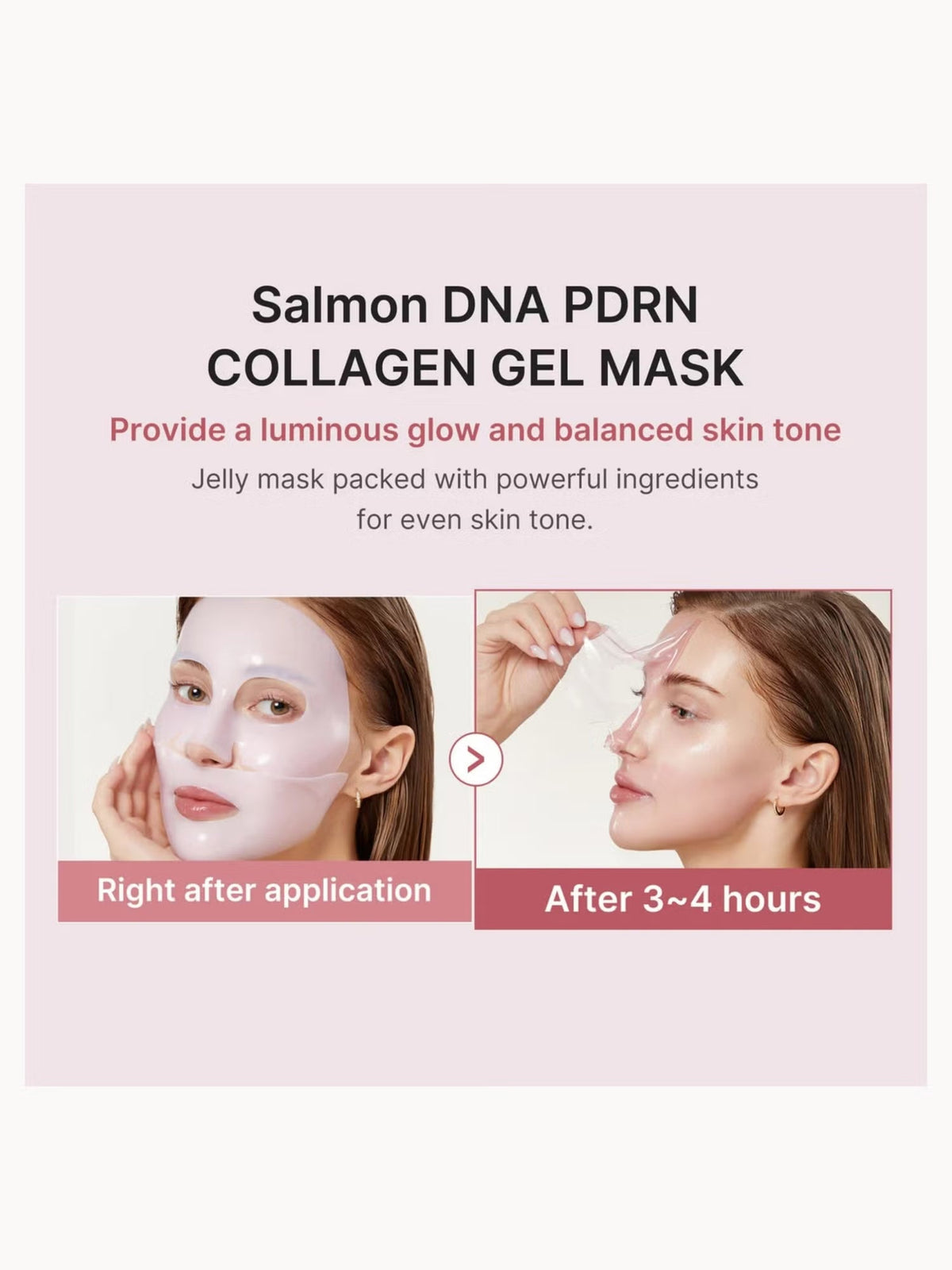 Medicube PDRN Pink Collagen Gel Mask (4 pack)