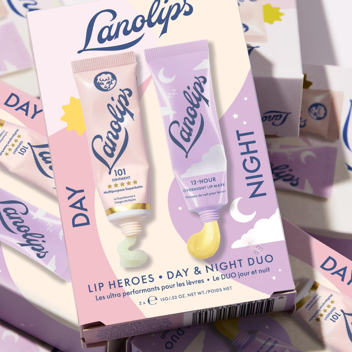 Lanolips 101 Lip Balm & Overnight Lip Mask Duo