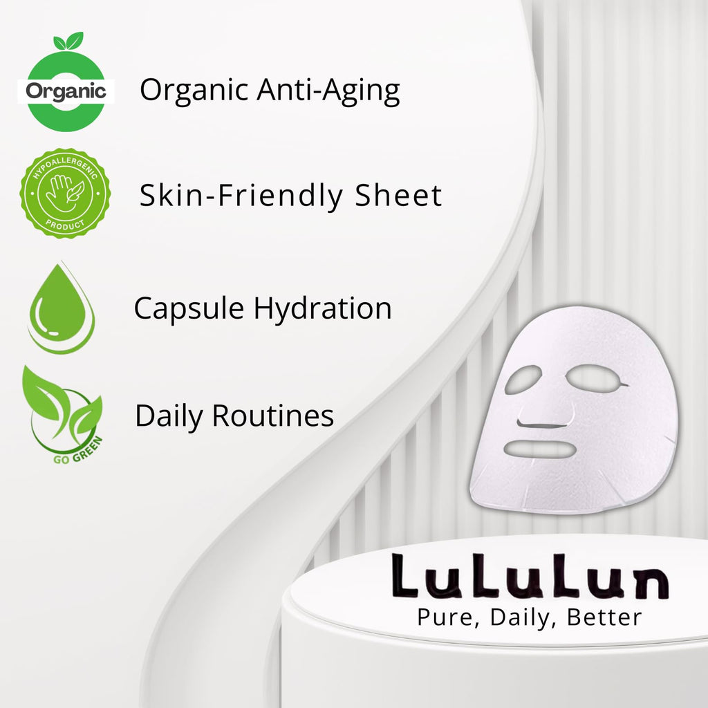 Lululun Face Masks, Hydration & Rice (14 sheets)