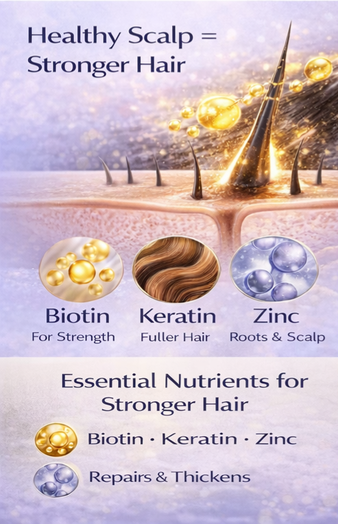 Biotin Shampoo for Thicker-Looking Hair (473ml)