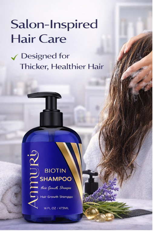 Biotin Shampoo for Thicker-Looking Hair (473ml)