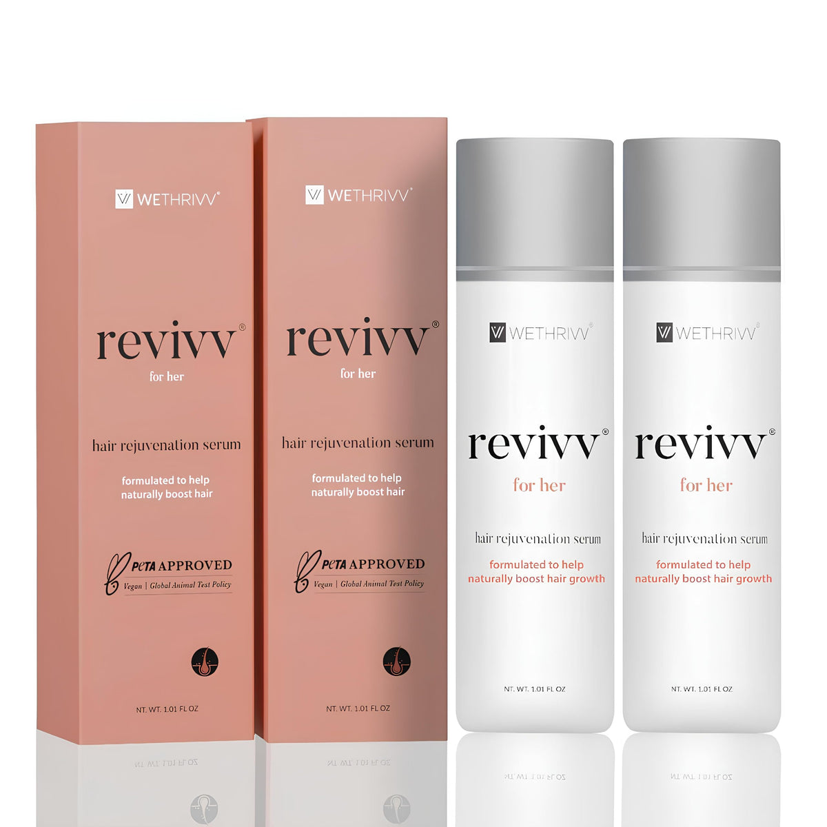 WETHRIVV REVIVV Women's Hair Serum (2-Pack)